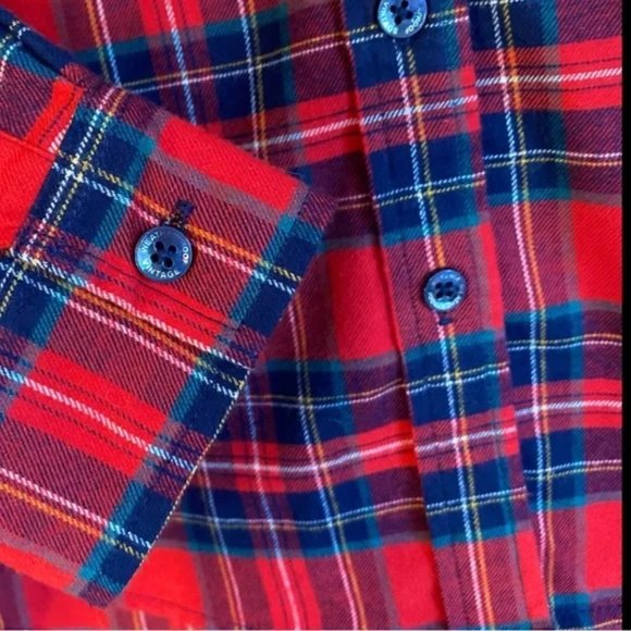 NEW Weatherproof Womens Flannel Plaid Button Down Shirt Top NWT S Comfort Stretc - Picture 6 of 7